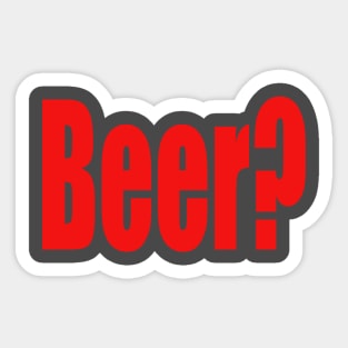 Beer Sticker